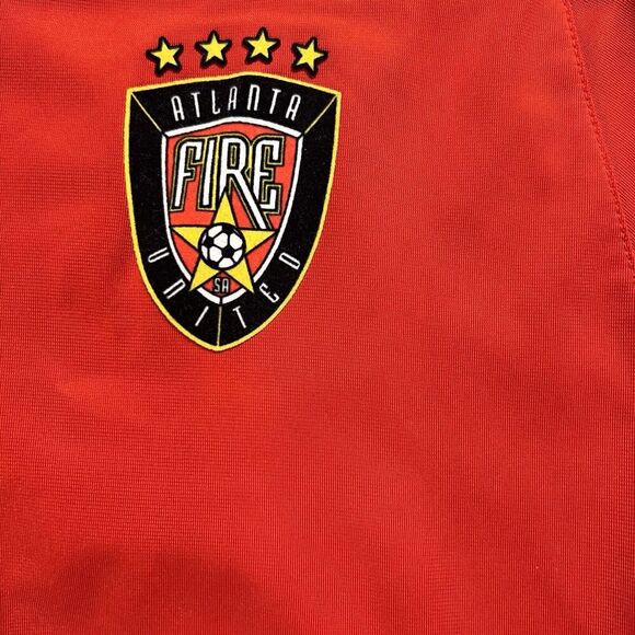Nike Dri Fit Red Atlanta United Fire Full Zip Warm Up Jacket Size M Women's - Picture 4 of 11